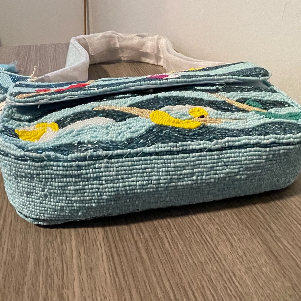 Sol and Mer Swimmers Beaded Bag and Coin Pouch Set - Picture 6 of 13